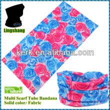 LSB125 Ningbo 100%Polyester Multi Tube Scarf Hair seamless bandana